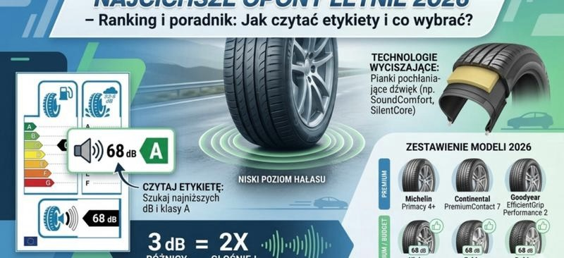 Jakie opony na lato 2026 wybrać? Ranking modeli z najlepszą przyczepnością