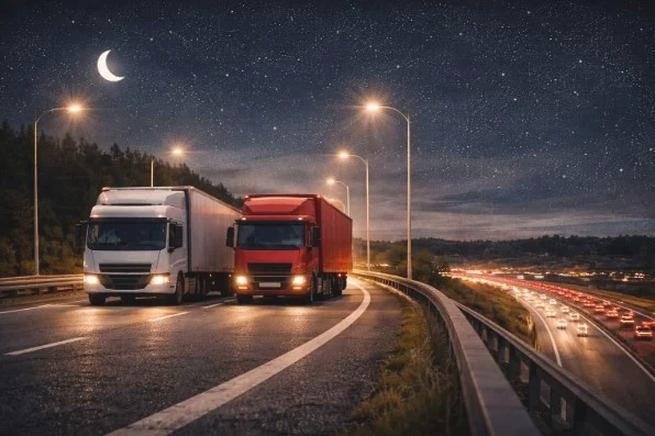 Kiedy ciężarówka może wyprzedzać? Zakazy, mandaty i nowe zasady nocą w 2026 roku