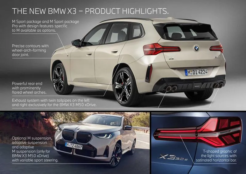 Kontrolka ciśnienia w oponach BMW X3
