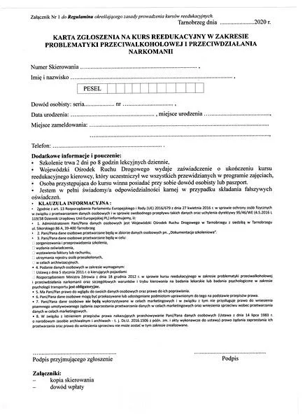 Kursy reedukacyjne po utracie prawa jazdy