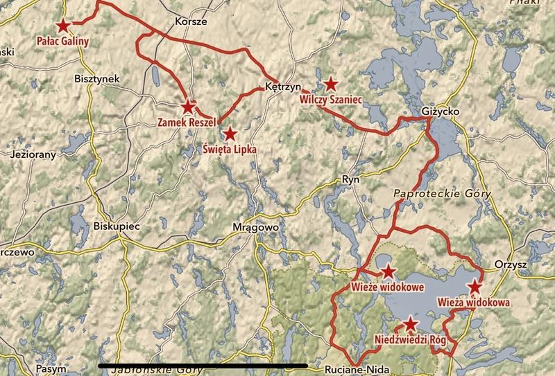 Mazury motocyklem