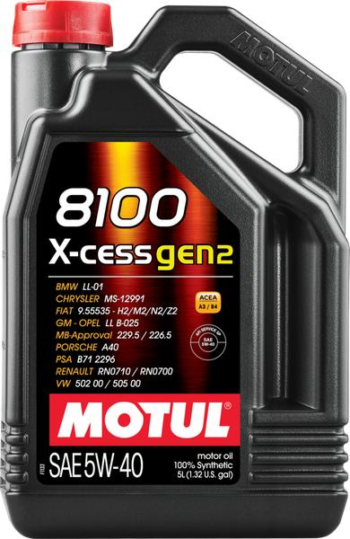 Motul 8100 X-cess gen2 5W-40